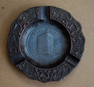 Vintage Ashtray Astor Hotel Kowloon Hong Kong China 5.25" across Rare - Picture 1 of 4