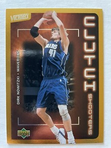 Dirk Nowitzki 2003-04 Upper Deck Victory Clutch Shooters Gold SP /100
