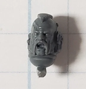 Warhammer 40k Space Wolves Bits Primaris Upgrade Mohawk Head #05 - Picture 1 of 3