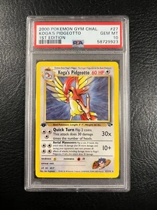 Pokemon Gym Challenge #27 - Koga's Pidgeotto - GEM Mint 1st Edition PSA 10 Rare! - Picture 1 of 4