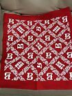 Boot Barn - Western store-  HTF bandana with logo- NWOT-Red And White Design