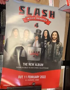 SLASH : 4: OFFICIAL SHOP PROMO POSTER - NEW - Imagen 1 de 1