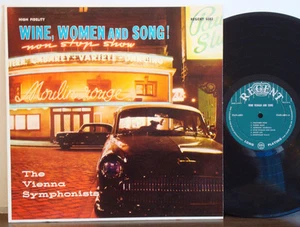 VIENNA SYMPHONISTS "Wine, Women and Song!" SCARCE EXC 1959 DG REGENT LP oop RVG - Bild 1 von 4