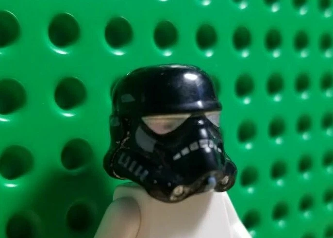 LEGO Minifigura Casco de Batalla Negro Stormtrooper Shadow Trooper Star Wars Foto 1 de 1