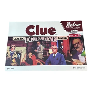 Hasbro Clue Classic Detective Board Game Retro Series 1986 Edition - Picture 1 of 2