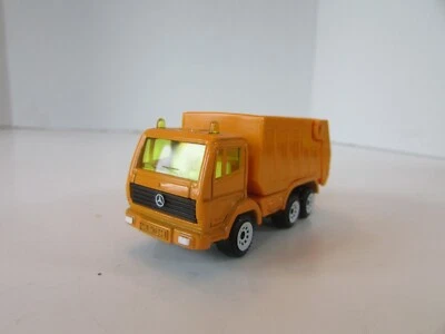 Siku Museum Mercedes Benz Refuse Truck Orange HO Scale 1/87 H3 - Image 1 of 4