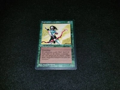MTG 1x Revised green rare LP German FBB Elvish Archers - ships w/ tracking - Image 1 of 2