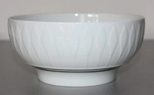 Thomas Lanzette Dessertschüssel m. platin-braunem Randdekor Dm 12 cm - Bild 1 von 3
