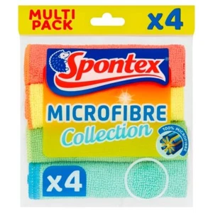 Spontex Microfibre Cloth 4 Pack - Picture 1 of 6