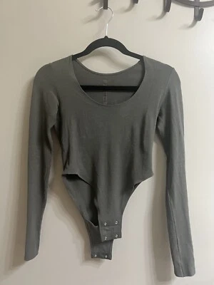 Blusa Rick Owens viscose poliamida fina cinza tamanho XS (item B15.2) - Imagem 1 de 4