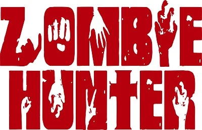 Zombie Hunter Slayer Monster Walking Dead Car Truck Window Vinyl Decal Sticker - Image 1 of 2
