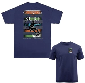 Maglietta The Surf California Republic Beach Surfers Surf Company - Foto 1 di 17