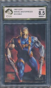 1995 Fleer Marvel Masterpieces #14 Cable - CGA 8.5 NM/MT+ - Picture 1 of 3