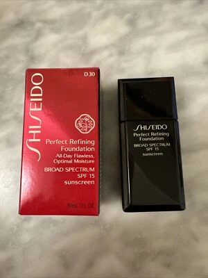 Shiseido-Perfect Refining Foundation B/S LSF 15 - #D 30 Very Rich Brown - 1.0 - Neu im Karton - Bild 1 von 2