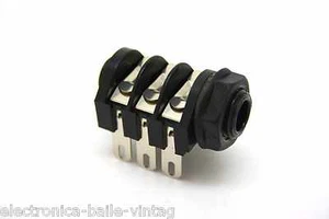GENUINE JACK CLIFF UK STEREO SWITCHED 1/4" 6.35mm WITH SOLDER LUGS - MARSHALL - Picture 1 of 1