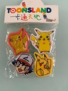 Borrador de centro Pokémon Pikachu súper raro lindo Japón - Imagen 1 de 2