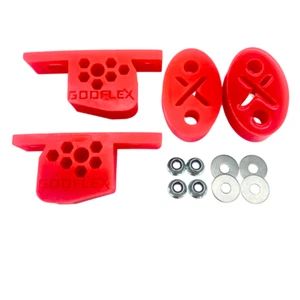 Godflex R50 R52 R53 Exhaust Hanger Poly Bush Kit MINI Cooper S - RED - Picture 1 of 1