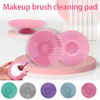 Silicone Makeup Brush Cleaning Pad Circular Beauty Sponge Puff Washing Tool