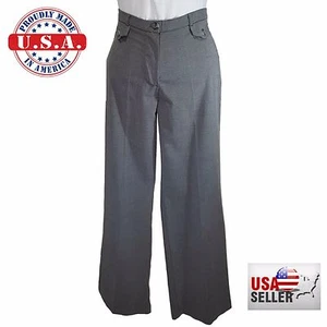 NEW Gray Dress Pant Womens Career Work Trouser USA NWT Pants Small Grey - Picture 1 of 3