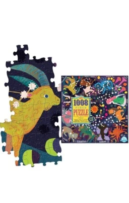 Zodiac Horoscope 1008 Piece Puzzle Eeboo 25 inx25 in Glow in the Dark  - Image 1 of 4