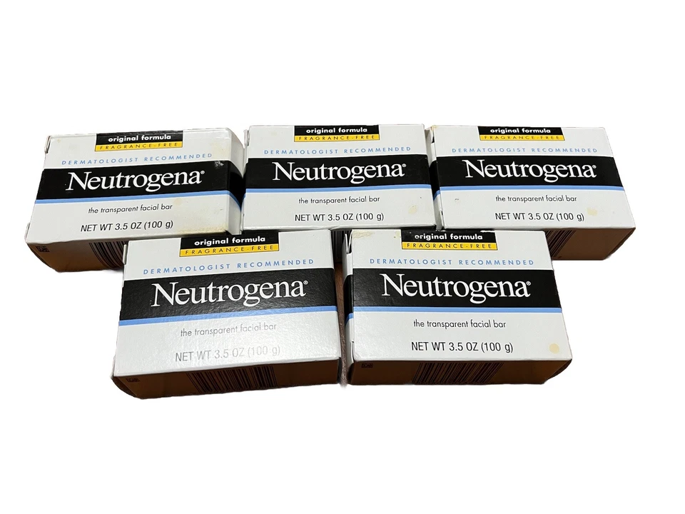 Neutrogena Transparent Facial Bar – Lot Of 5 - Image 1 of 1
