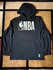 NBA Basketball Logo Langarm Kapuzenpullover schwarz Shirt Gr. Small *lesen - Bild 1 von 9