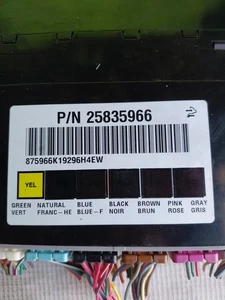 Body Control Module ACDelco Origuinal Fit 2007 2013 GM CHEVROLET 25835966 - Picture 1 of 10