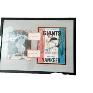 1962 World Series Giant And New York Yankees Official Program And Tickets - Picture 1 of 4