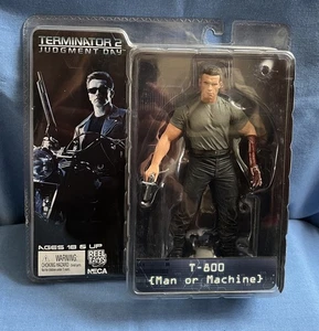 NECA TERMINATOR 2 JUDGEMENT DAY T-800 (MAN OR MACHINE) NEW - Picture 1 of 6