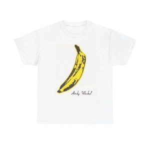 Andy Warhol T-Shirt Vintage Kunst Poster Retro 80er Unisex Heavy Cotton Banana - Bild 1 von 21