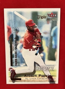 Albert Pujols 2001 Fleer Triple Crown Prospects 447/2999 #309 Rookie Card - Picture 1 of 7