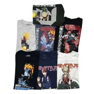Primitive My Hero Academia Shirt Mens Medium Lot 7 Anime Graphic Tee Shoto Bakug - Picture 1 of 5