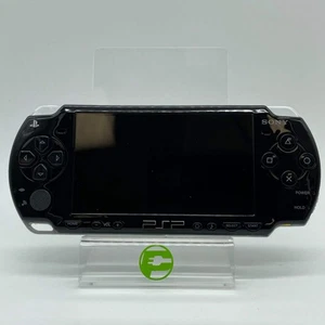 Sony PlayStation Portable Slim PSP PSP-2001 Handheld Game System Black READ - Picture 1 of 9