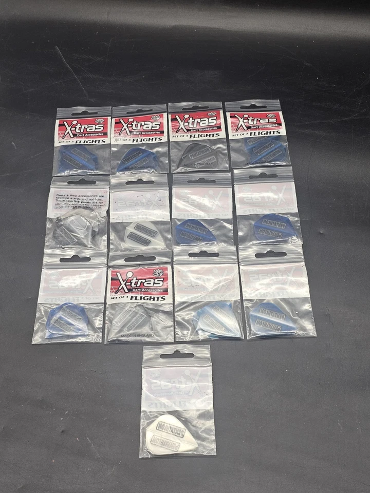 Dart Flights 五项全能 HD 150 批量 (13) 包 3 件 NOS 风筝 — 第 1/4 张图片