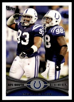2012 Topps Indianapolis Colts: Dwight Freeney/Robert Mathis Indianapolis Colts - Image 1 of 2