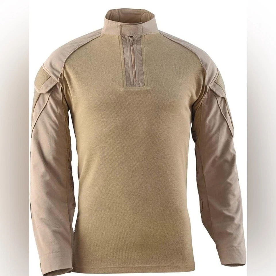 DRIFIRE FORTREX® Fr Combat Shirt, Naval air Approved Size Small Tan Desert - Image 1 of 4