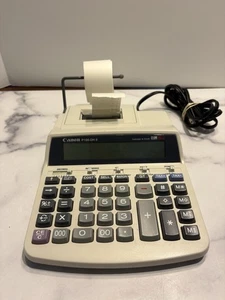 Canon Printing Calculator P100-DH II 12 Digital Calendar Clock Tested - Picture 1 of 7
