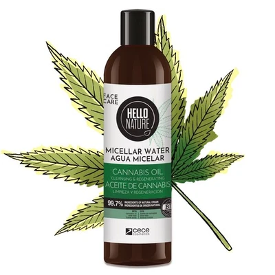 Mizellenwasser Gesicht Cleanser Hanföl Gesichtsreinigung Regeneration BIO Natur - Bild 1 von 4