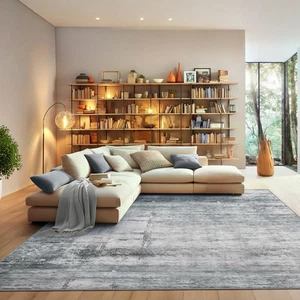 Abstract 5x7 Area Rug, Modern Throw Rugs for Living Room, Washable Soft Large... - Bild 1 von 8