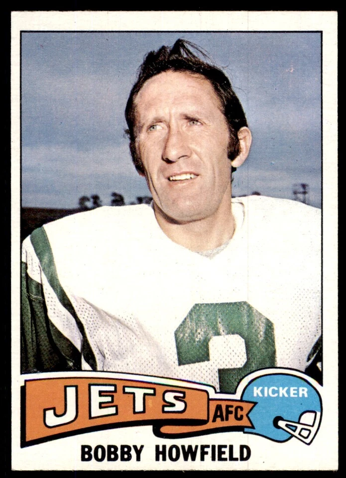 1975 Topps Bobby Howfield New York Jets #232 - Image 1 of 2