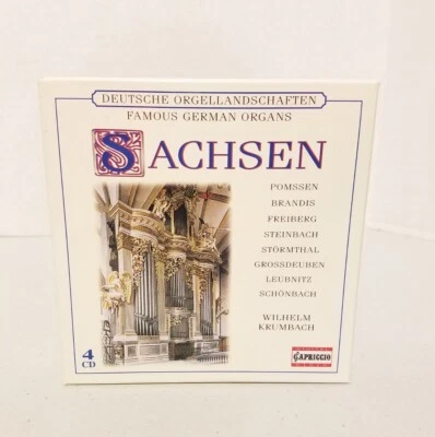 Sachsen: Famous German Organs, Wilhelm Krumbach - 4 CD Set (Capriccio, 1999) - Image 1 of 4