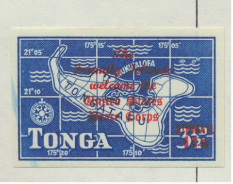 Tonga Stamp Scott #C-34, Mint Hinged Cover