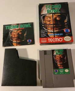 Tecmo Bowl (Nintendo NES, 1991) CIB mit Handbuch Original und Schutzhülle - Bild 1 von 15