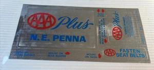 vintage AAA north eastern Pennsylvania sticker new old stock - Picture 1 of 1