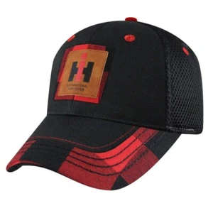 Plaid  Mesh Black Velcro® Cap - Picture 1 of 1