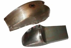 Petrol Fuel Tank + Seat Base Plate Raw Benelli Mojave Cafe Racer 260 360 - Bild 1 von 6