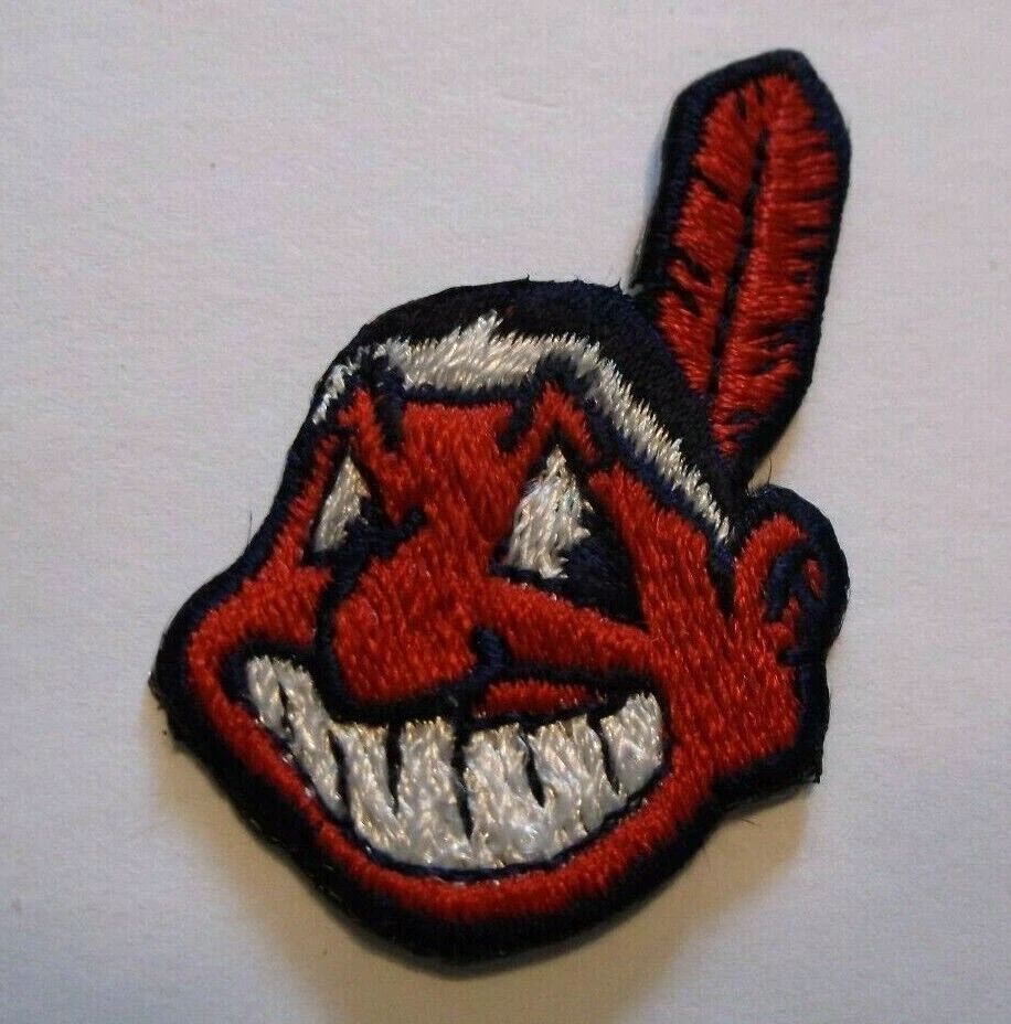 Cleveland Indians Embroidered PATCH~2" x 1 1/2"~Iron or Sew On~MLB~Ships FREE - Image 1 of 1