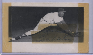 1954 St. Louis Cardinal "Dear Friend" Postcard Tom Alston Autograph Scarce