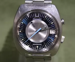Vintage Omega Seamaster Memomatic 40mm Stainless Automatic Watch Ref 166.072 - Picture 1 of 12