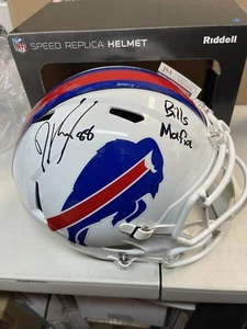 BUFFALO BILLS DAWSON KNOX #88 TE SIGNED RIDDELL Speed F/S HELMET JSA WITNESS - Picture 1 of 2